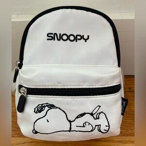 Snoopy White Mini Crossbody